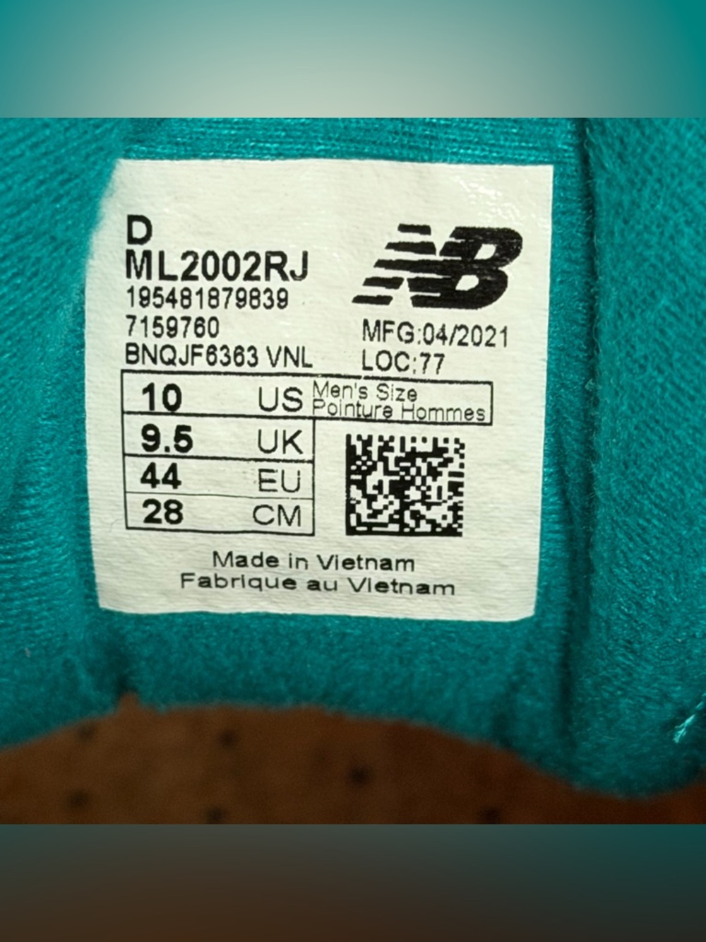Salehe Bembury x New Balance 2002R Water Be The Guide Blue/Beige ML2002RJ - Picture 9 of 13
